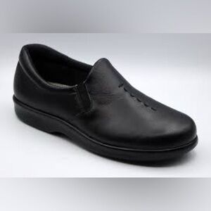 SAS Viva slip‎ on loafer black leather women's size 8.5 comfort shoes orthopedic